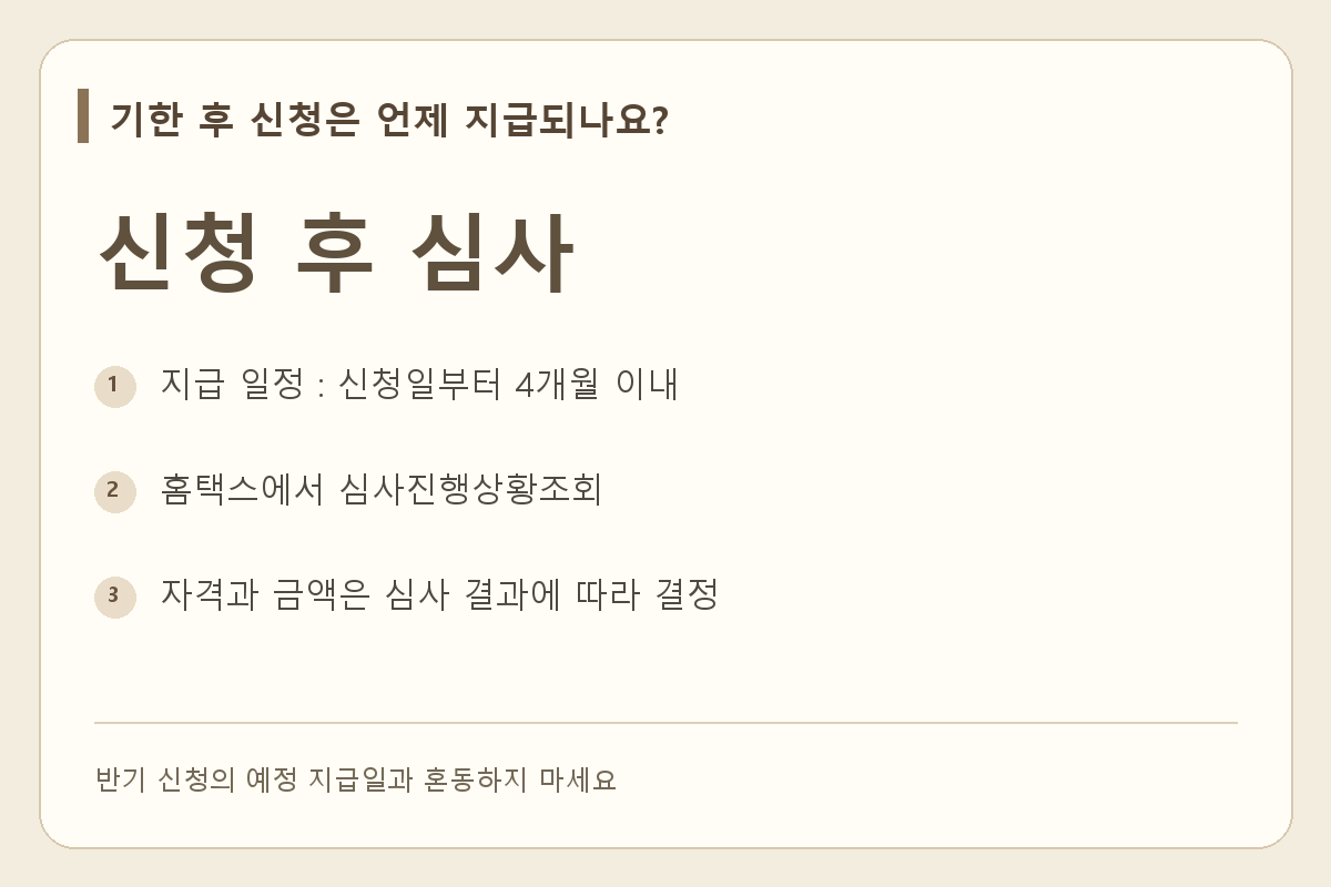 홈택스에서 신청 내역과 심사 진행상황을 확인하는 순서